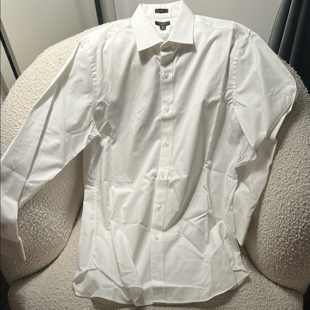 Classic White Men's Shirt